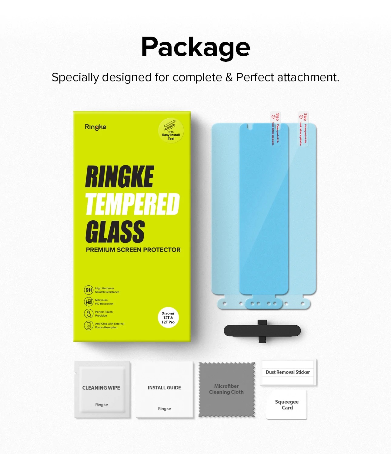 Screen Protector Glass Xiaomi 12T/12T Pro (2-pack)