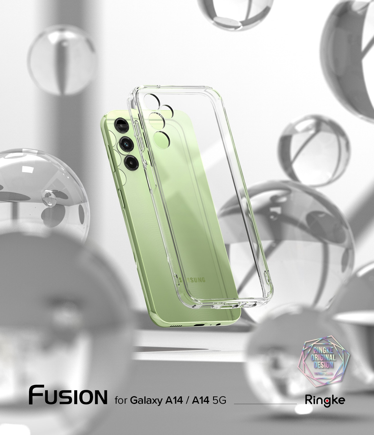 Fusion Case Samsung Galaxy A14 Clear