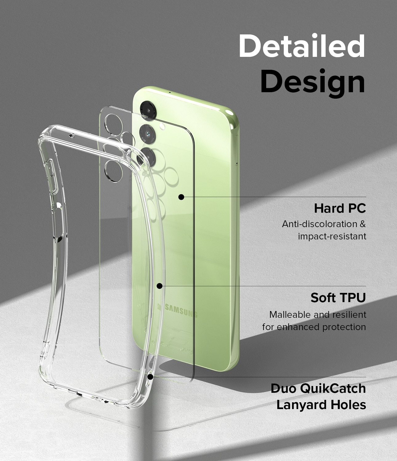 Fusion Case Samsung Galaxy A14 Clear