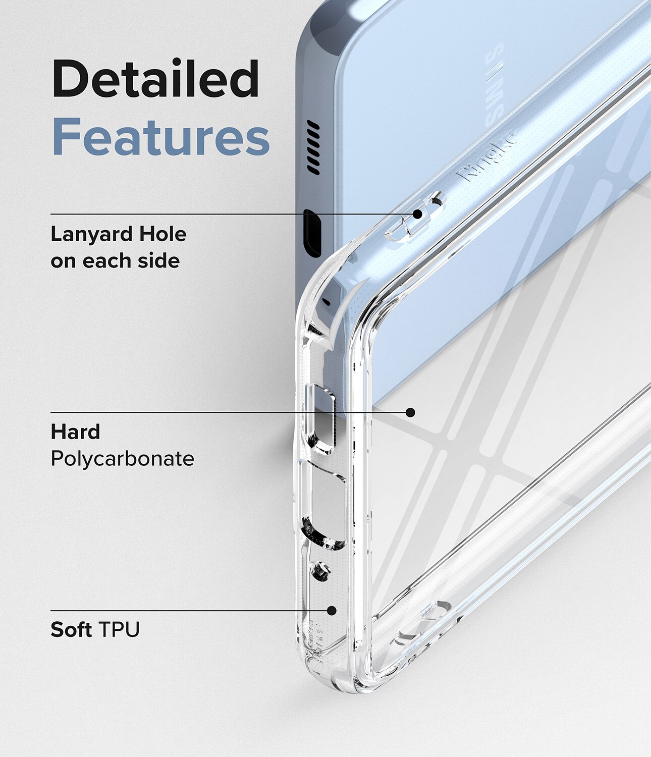 Fusion Case Samsung Galaxy A53 Genomskinlig