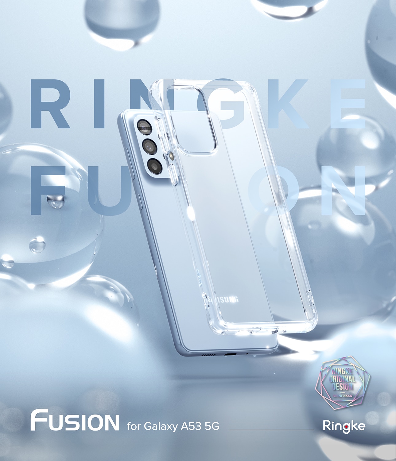 Fusion Case Samsung Galaxy A53 Genomskinlig