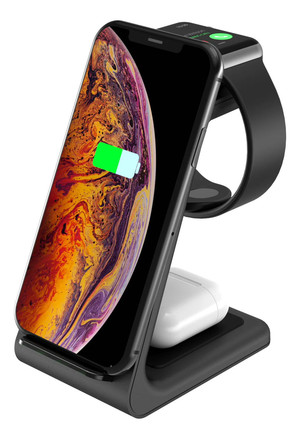 Wireless Charger 3-in-1 svart