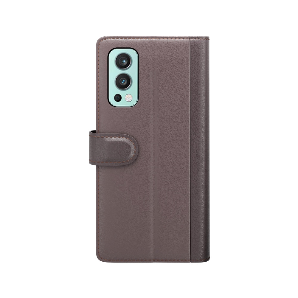 Äkta Läderfodral  OnePlus Nord 2 5G Brun