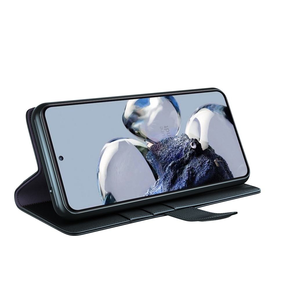 Äkta Läderfodral Xiaomi 12T/12T Pro Svart