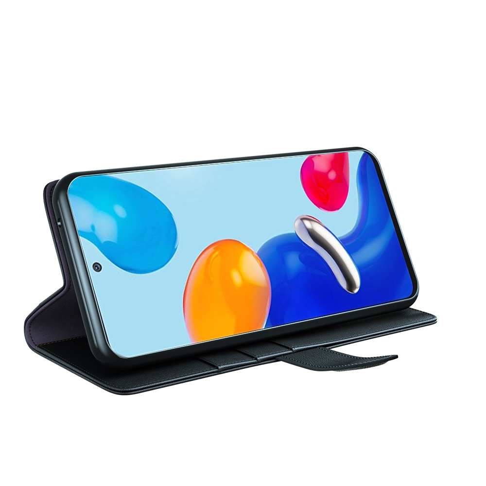 Äkta Läderfodral Xiaomi Redmi Note 11 Pro Svart