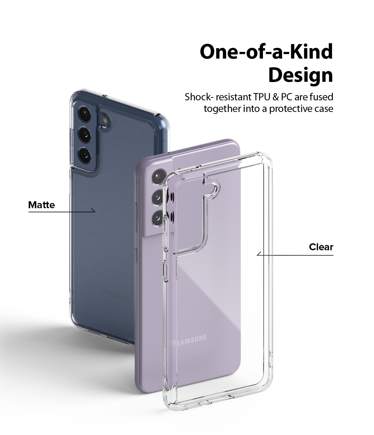 Fusion Case Samsung Galaxy S21 FE Genomskinlig