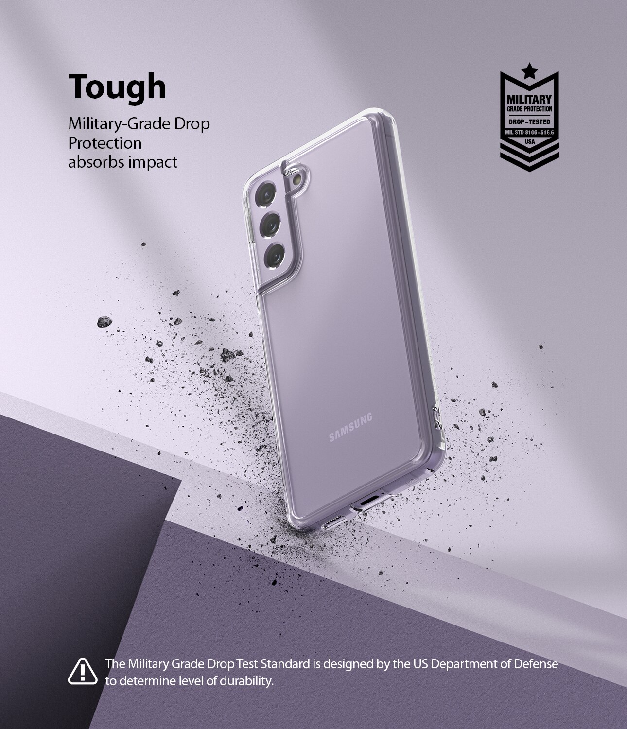 Fusion Case Samsung Galaxy S21 FE Genomskinlig