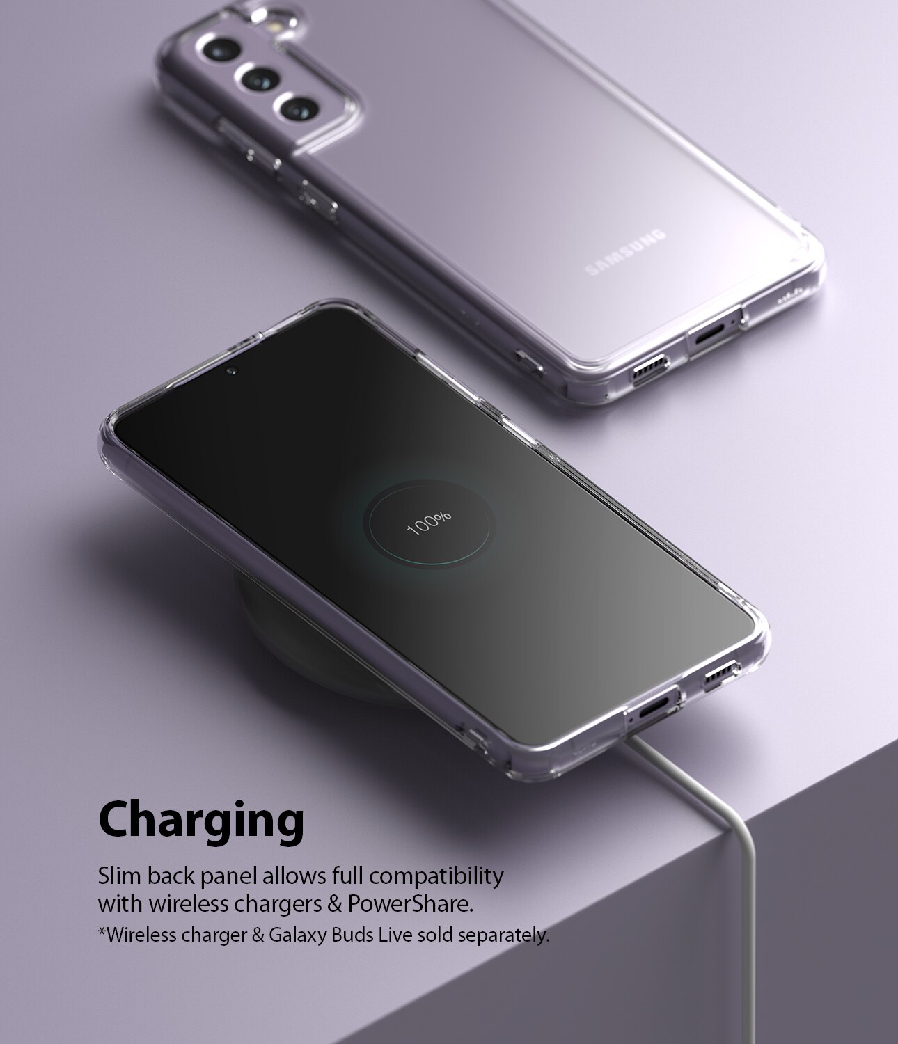 Fusion Case Samsung Galaxy S21 FE Genomskinlig