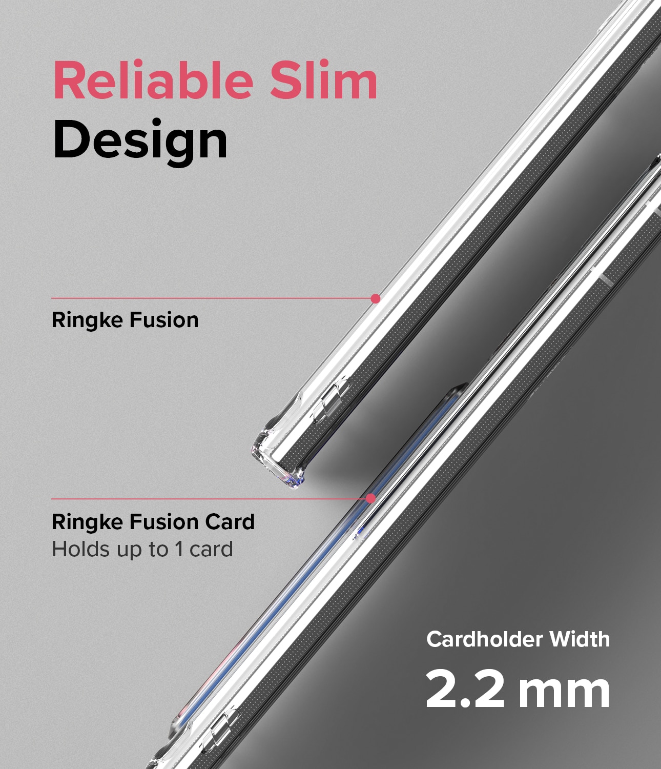 Fusion Card Case Galaxy S22 Ultra Clear