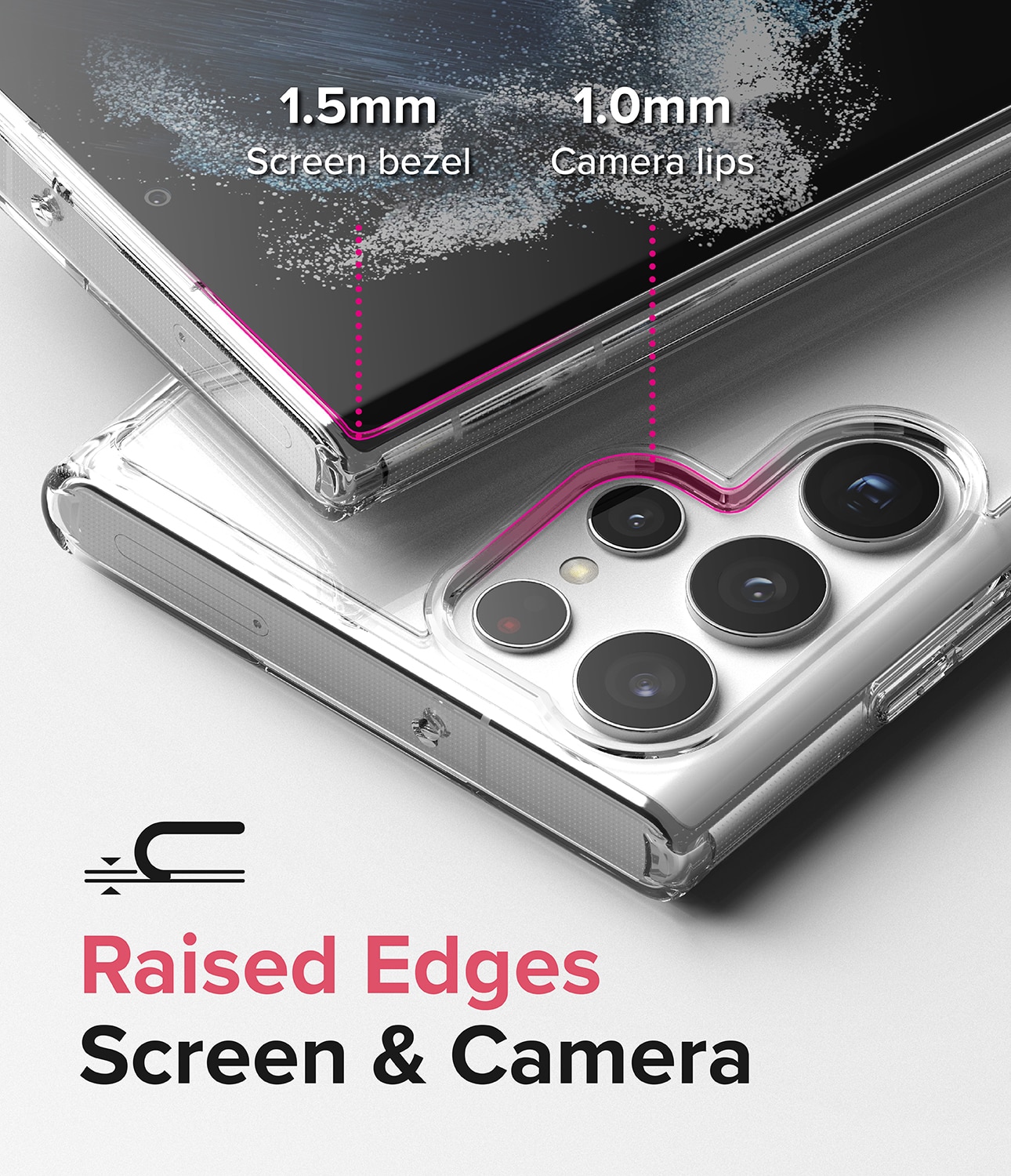 Fusion Case Samsung Galaxy S22 Ultra Genomskinlig