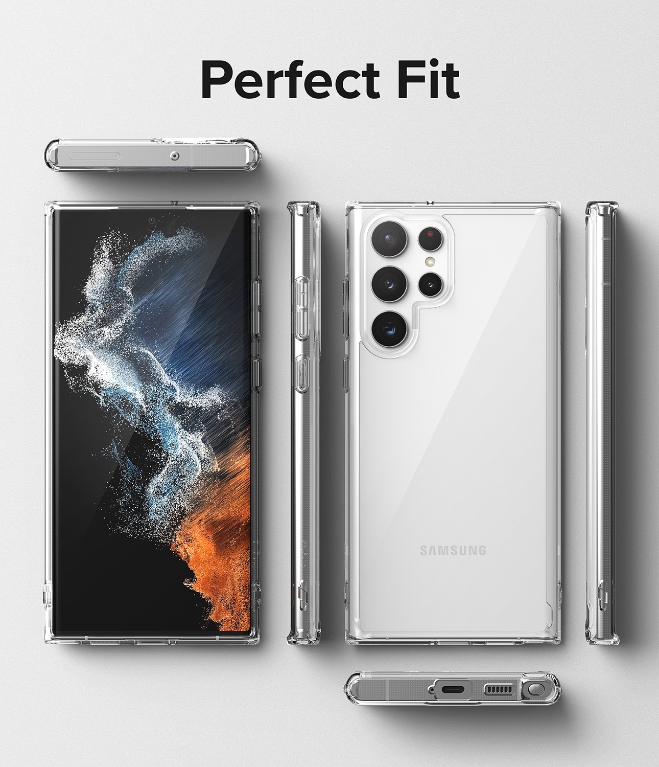 Fusion Case Samsung Galaxy S22 Ultra Genomskinlig