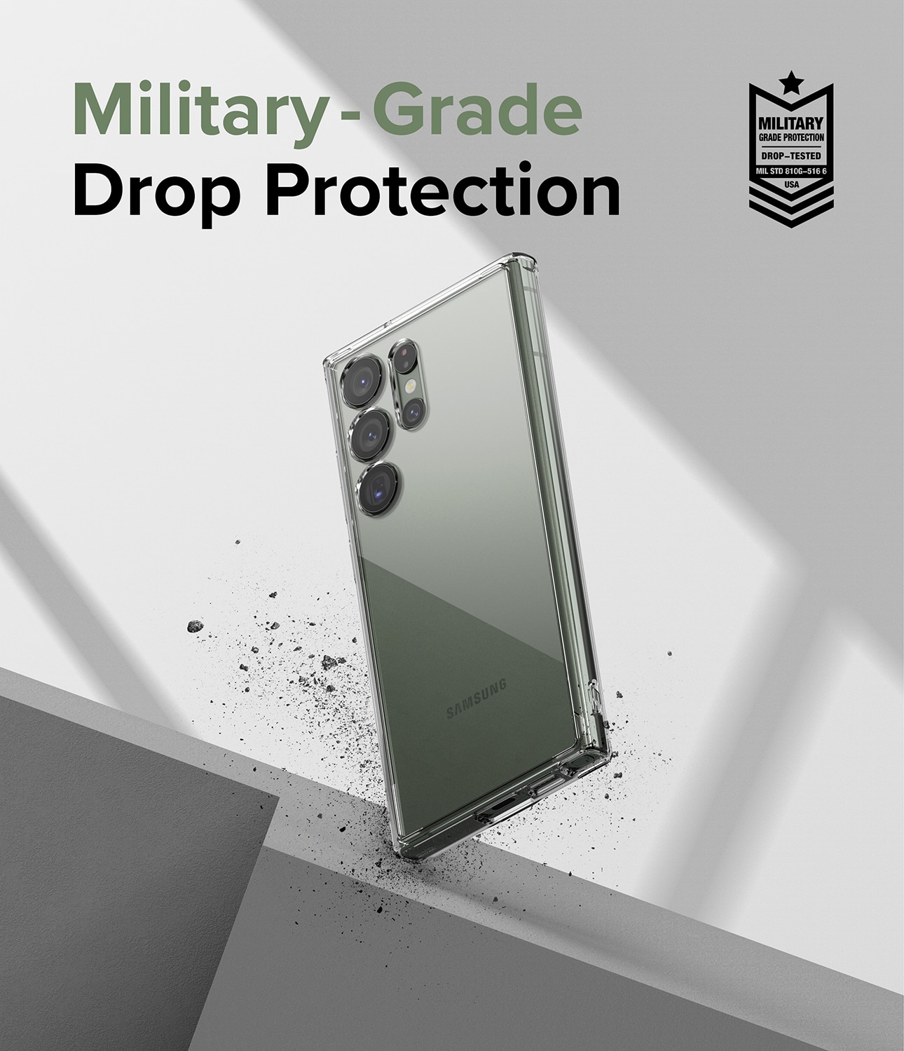 Fusion Case Samsung Galaxy S23 Ultra Genomskinlig