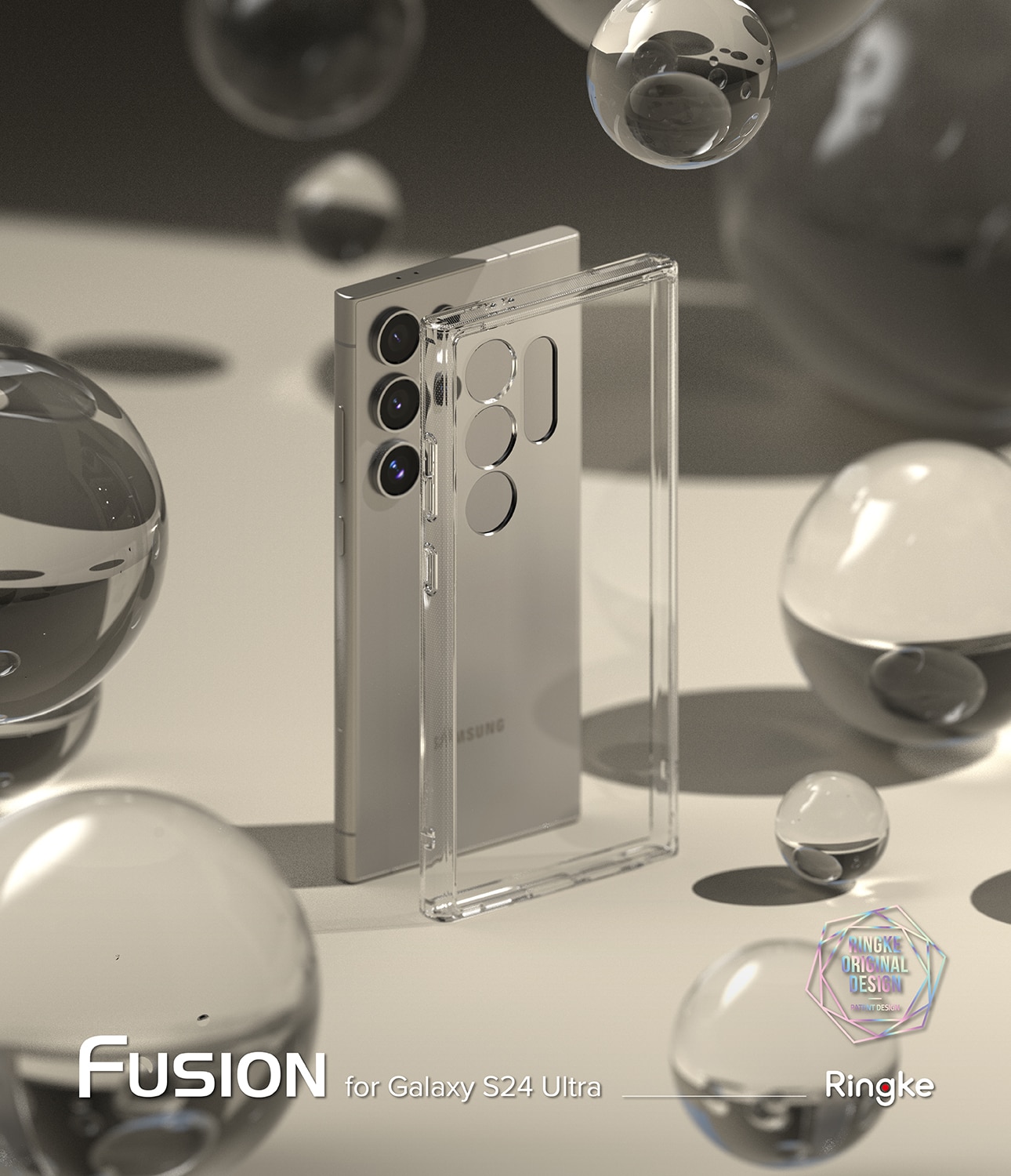 Fusion Case Samsung Galaxy S24 Ultra Genomskinlig