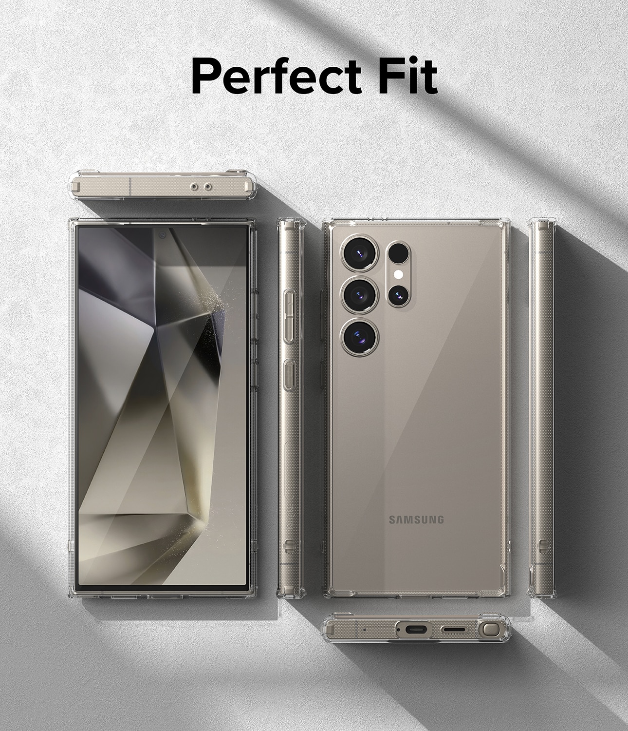Fusion Case Samsung Galaxy S24 Ultra Genomskinlig
