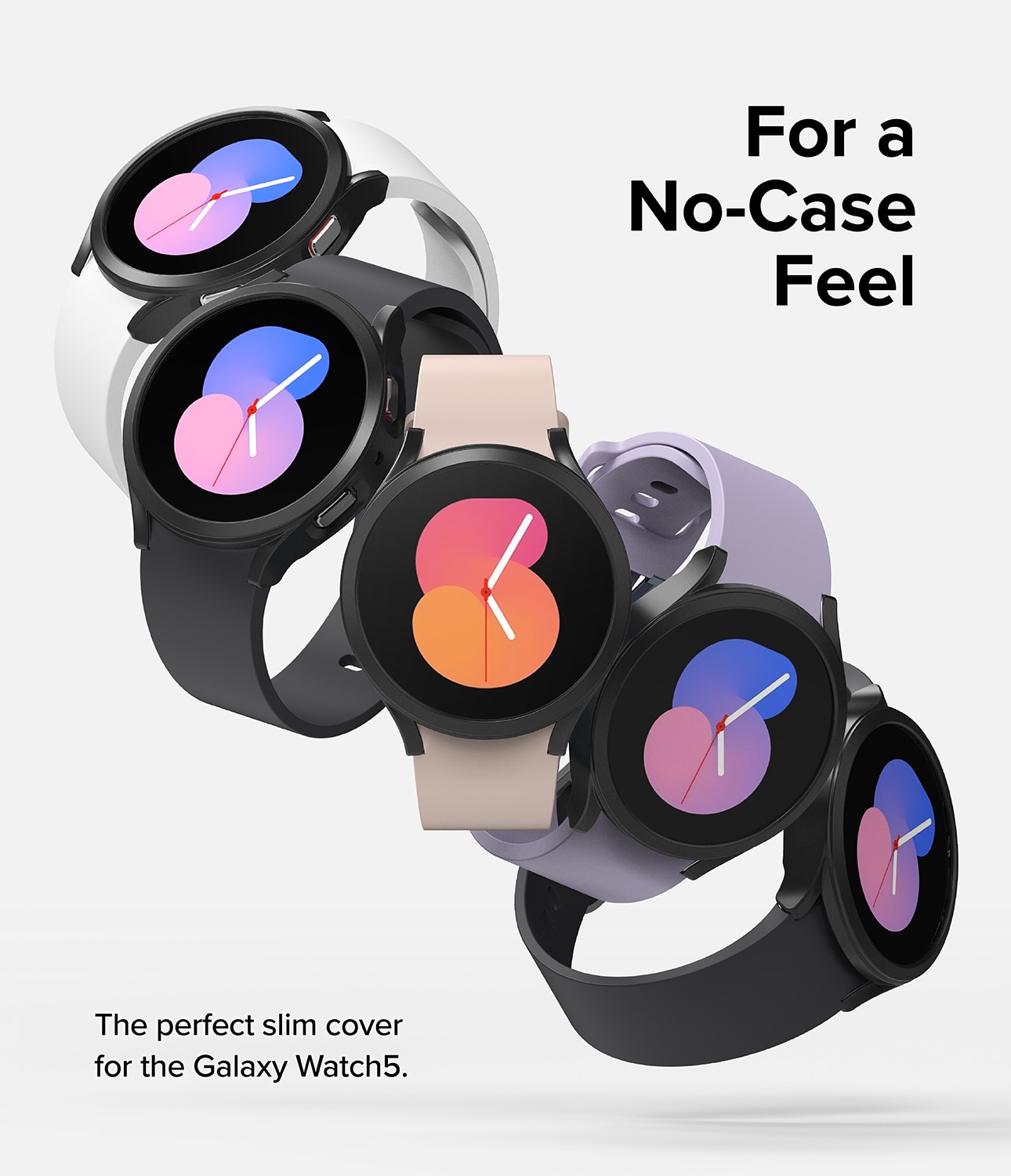 Slim Case (2-pack) Samsung Galaxy Watch 5 44mm Flerfärgad/mönster