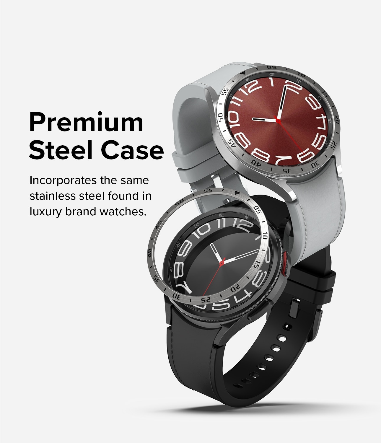Bezel Styling Samsung Galaxy Watch 6 Classic 47mm Silver