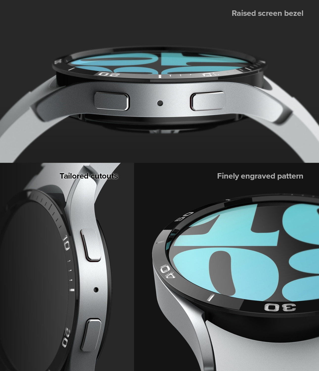 Bezel Styling Samsung Galaxy Watch 6 44mm Black