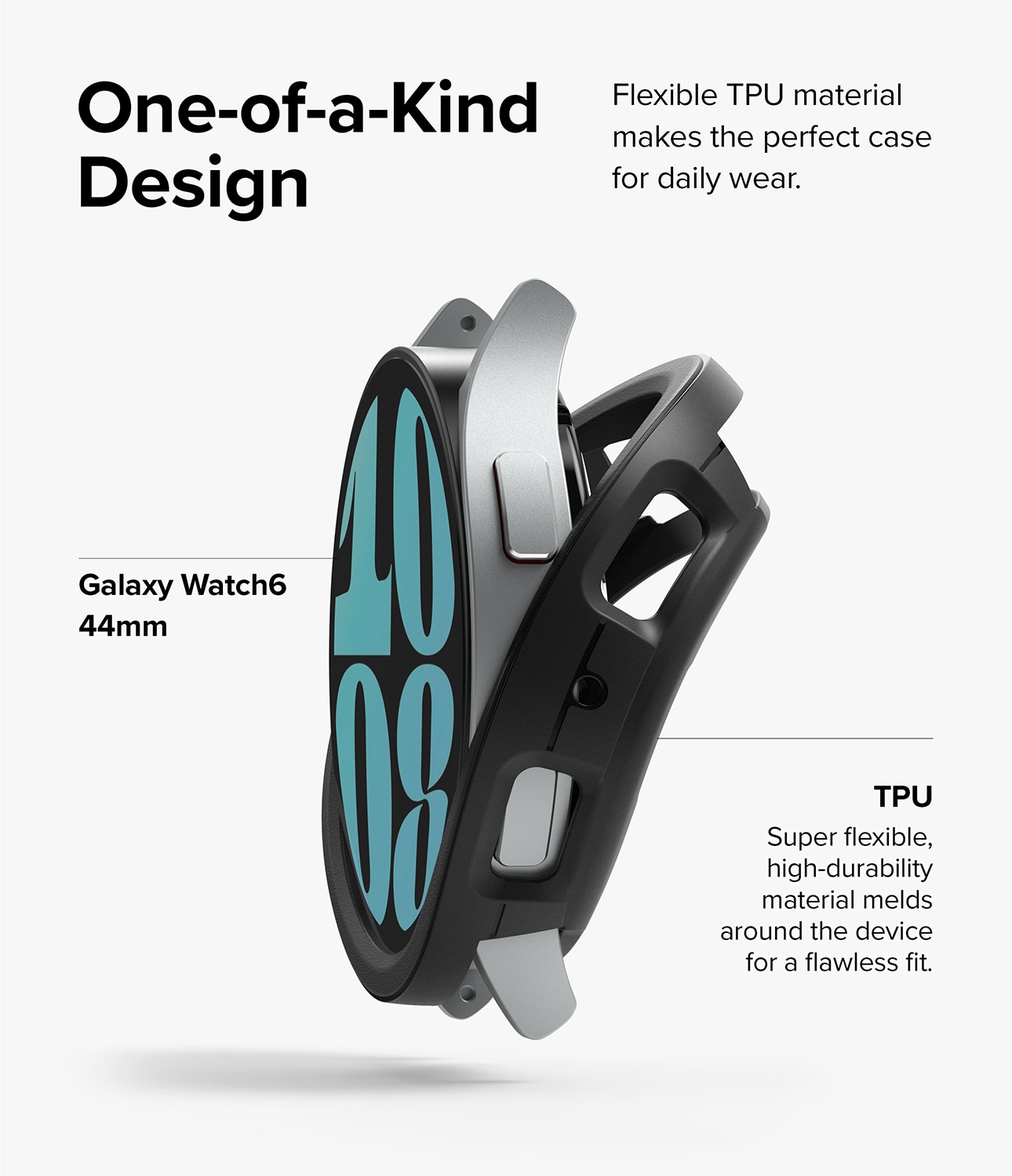 Samsung Galaxy Watch 6 44mm Skal Air Sports svart