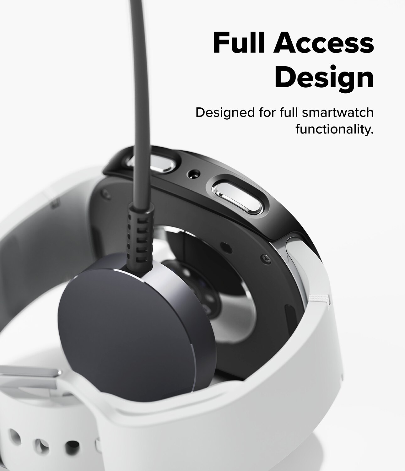 Slim Case (2-pack) Samsung Galaxy Watch 8 40mm Matte Black & Clear