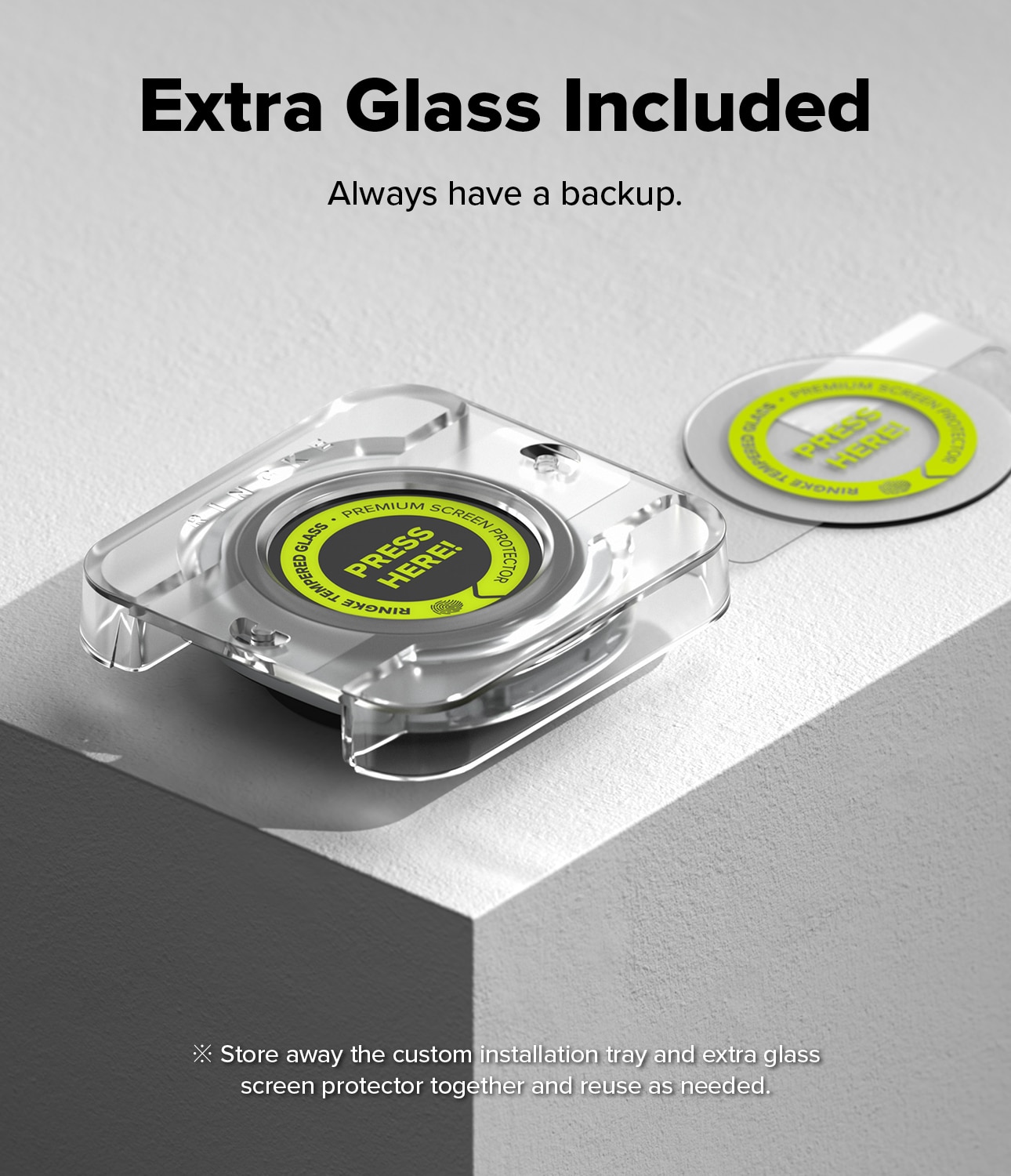 Screen Tempered Glass Pro Samsung Galaxy Watch 8 40mm (2-pack)