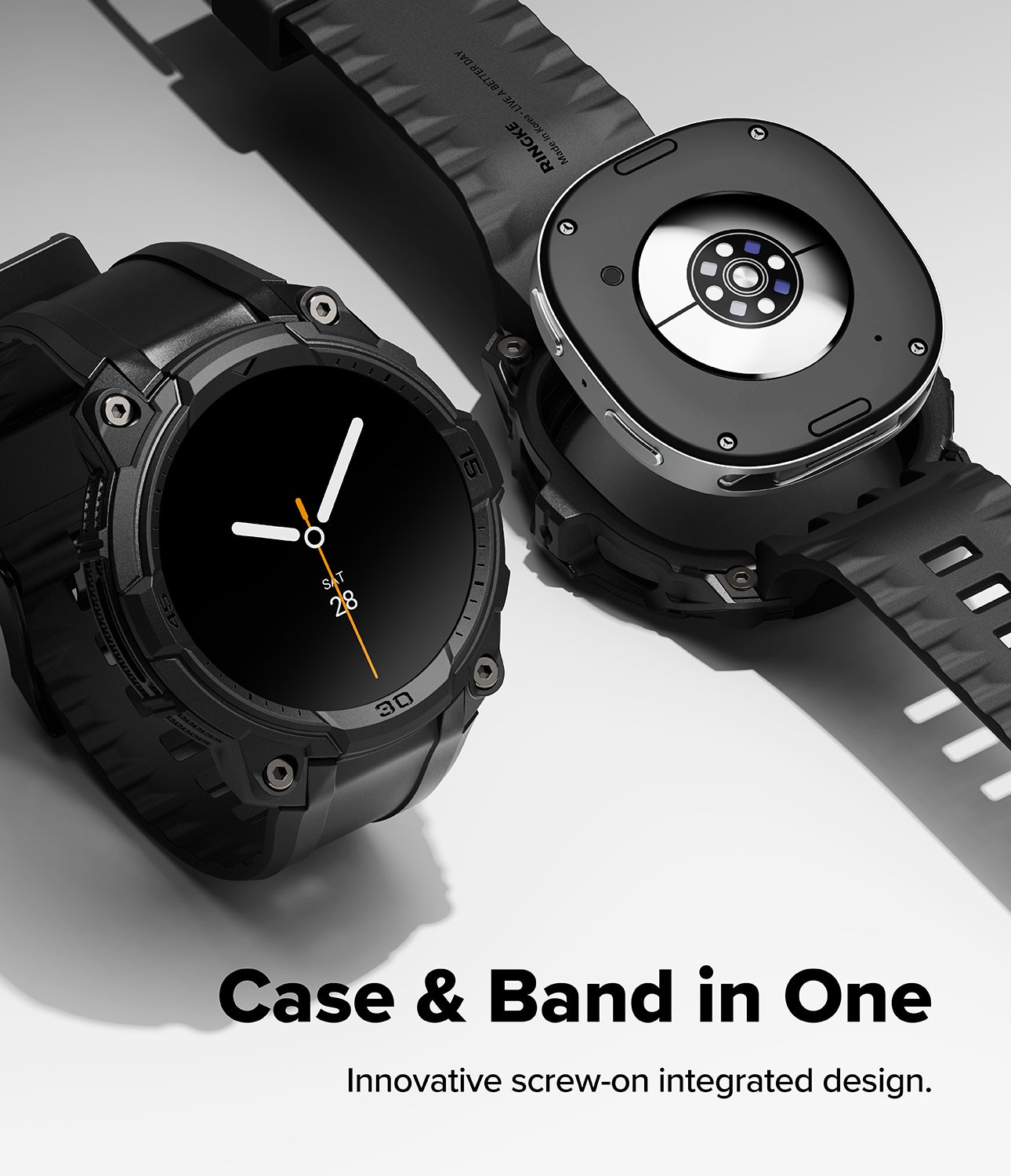 Rugged Gear Samsung Galaxy Watch 8 Classic All Black