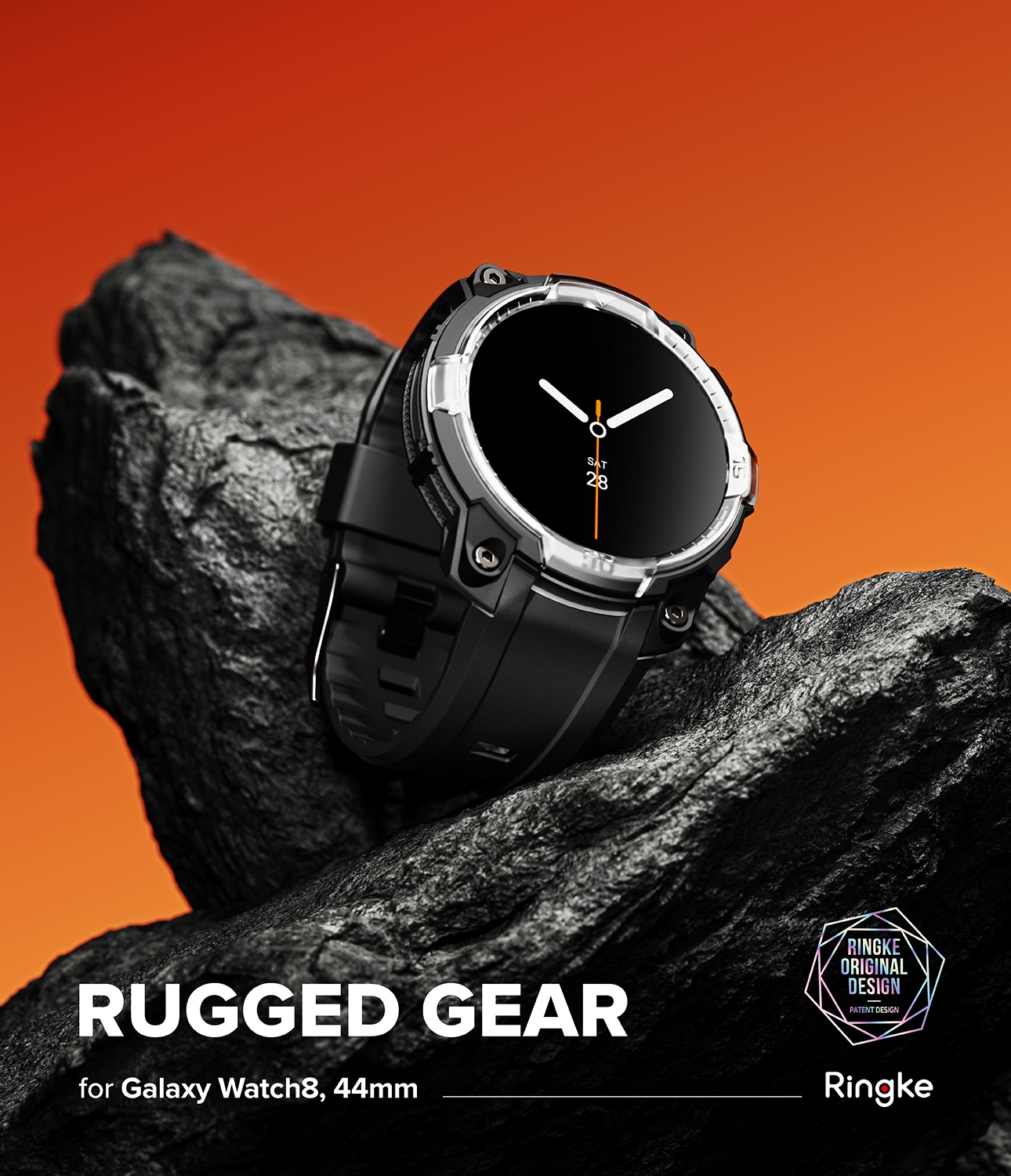 Rugged Gear Samsung Galaxy Watch 8 Classic Svart