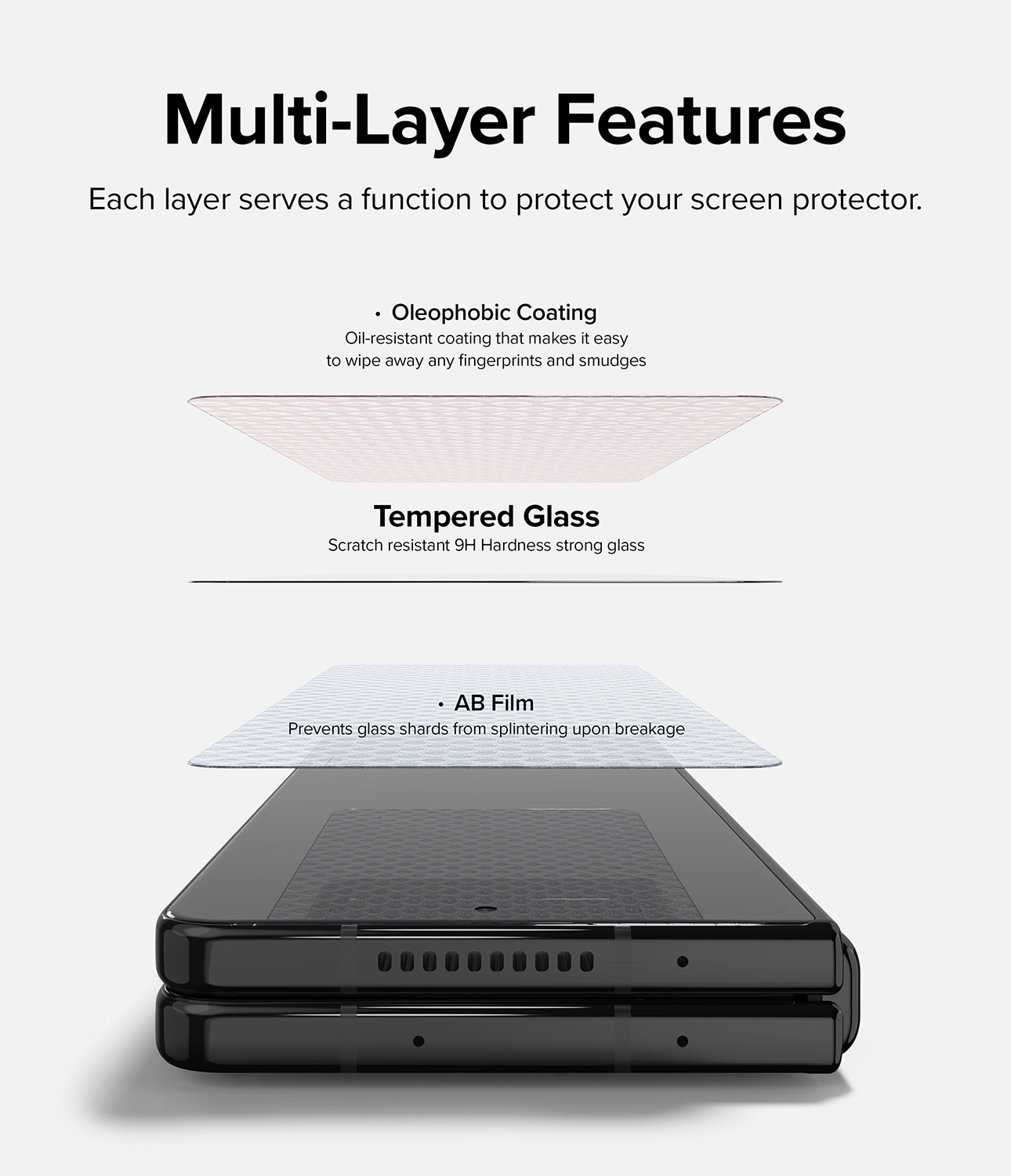 Cover Display Tempered Glass Galaxy Z Fold 4