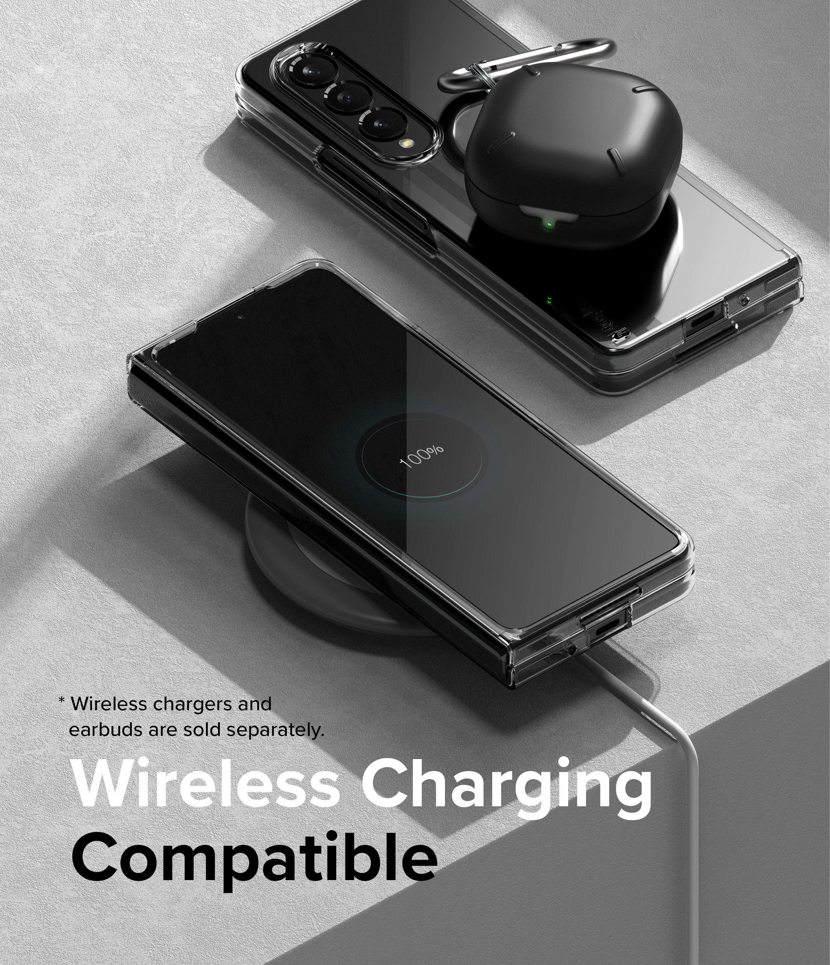 Slim Case Samsung Galaxy Z Fold 4 Genomskinlig