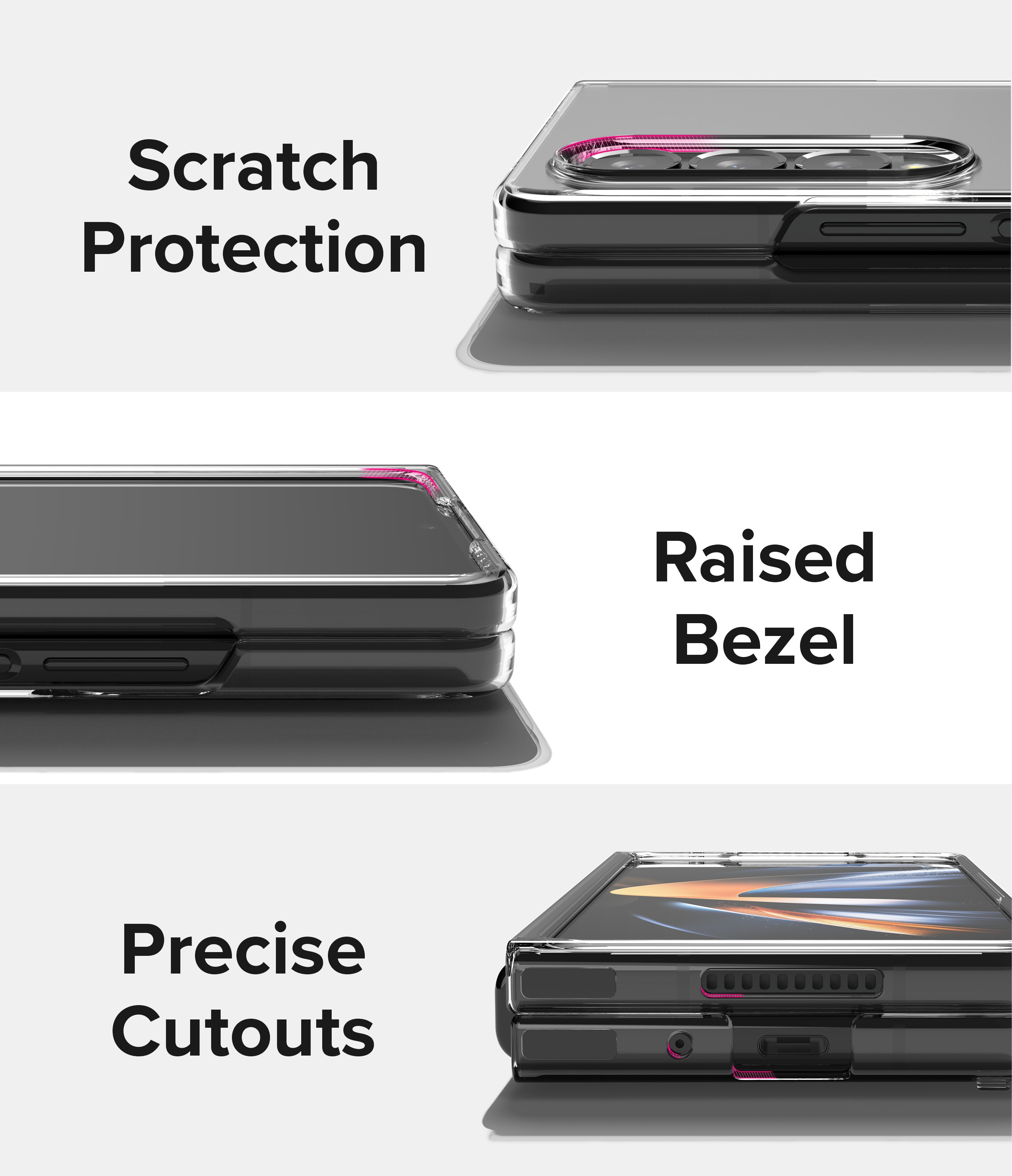 Slim Case Samsung Galaxy Z Fold 4 Genomskinlig