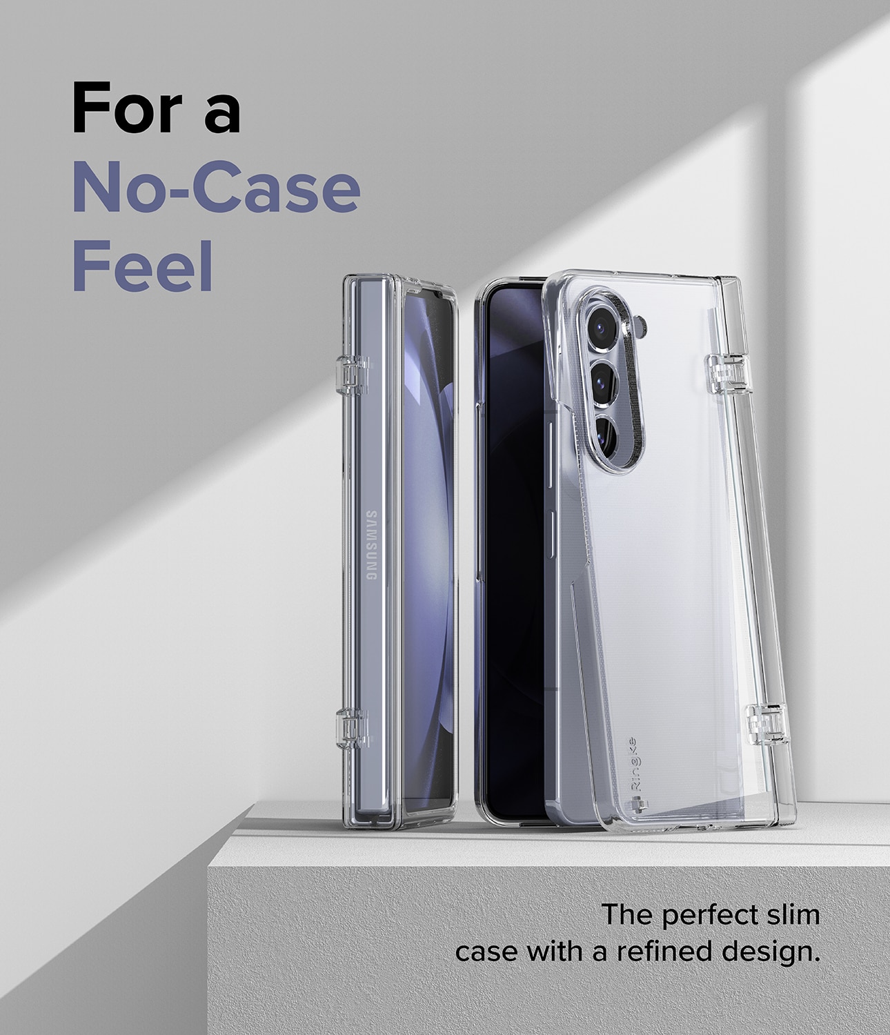 Slim Hinge Case Samsung Galaxy Z Fold 5 Clear