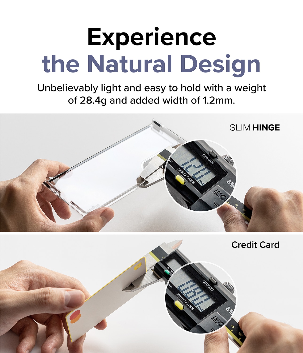 Slim Hinge Case Samsung Galaxy Z Fold 5 Clear
