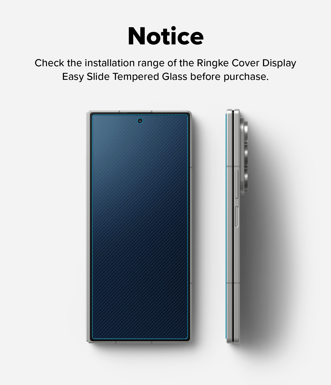Cover Display Easy Slide Glass Samsung Galaxy Z Fold 7 (2-pack)