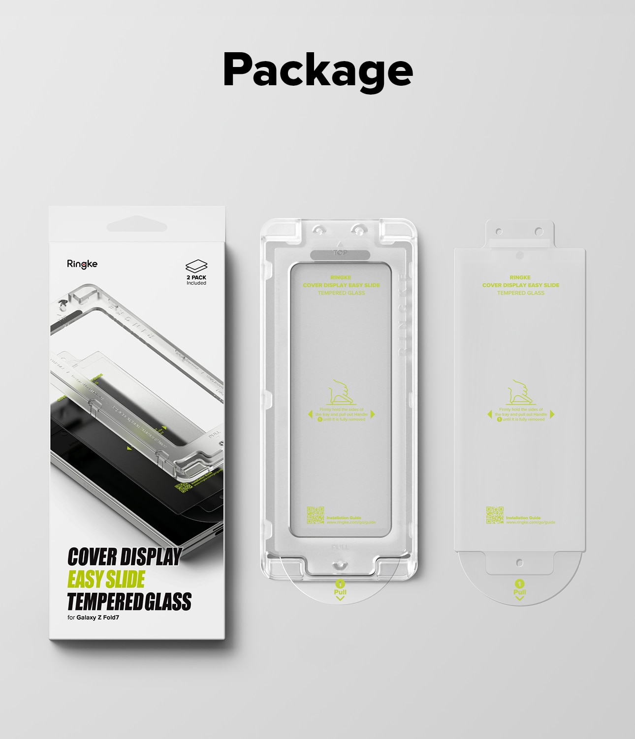 Cover Display Easy Slide Glass Samsung Galaxy Z Fold 7 (2-pack)