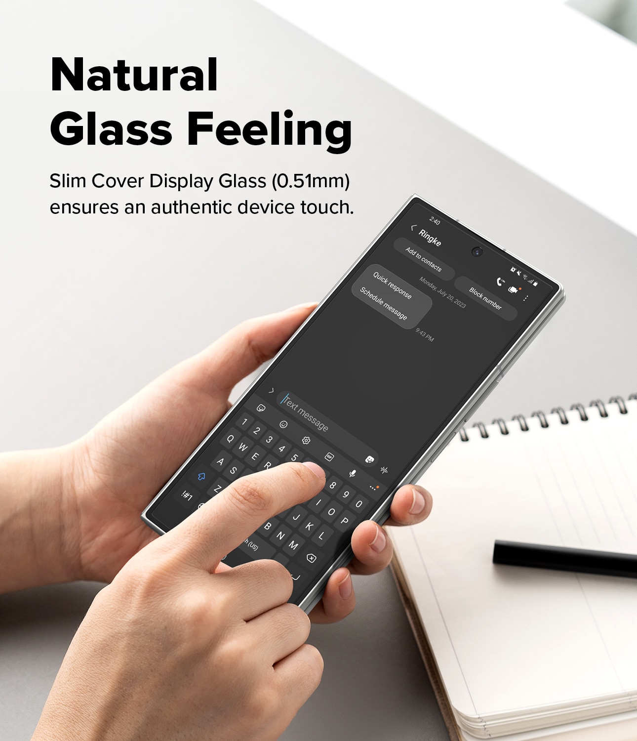 Cover Display Easy Slide Glass Samsung Galaxy Z Fold 7 (2-pack)