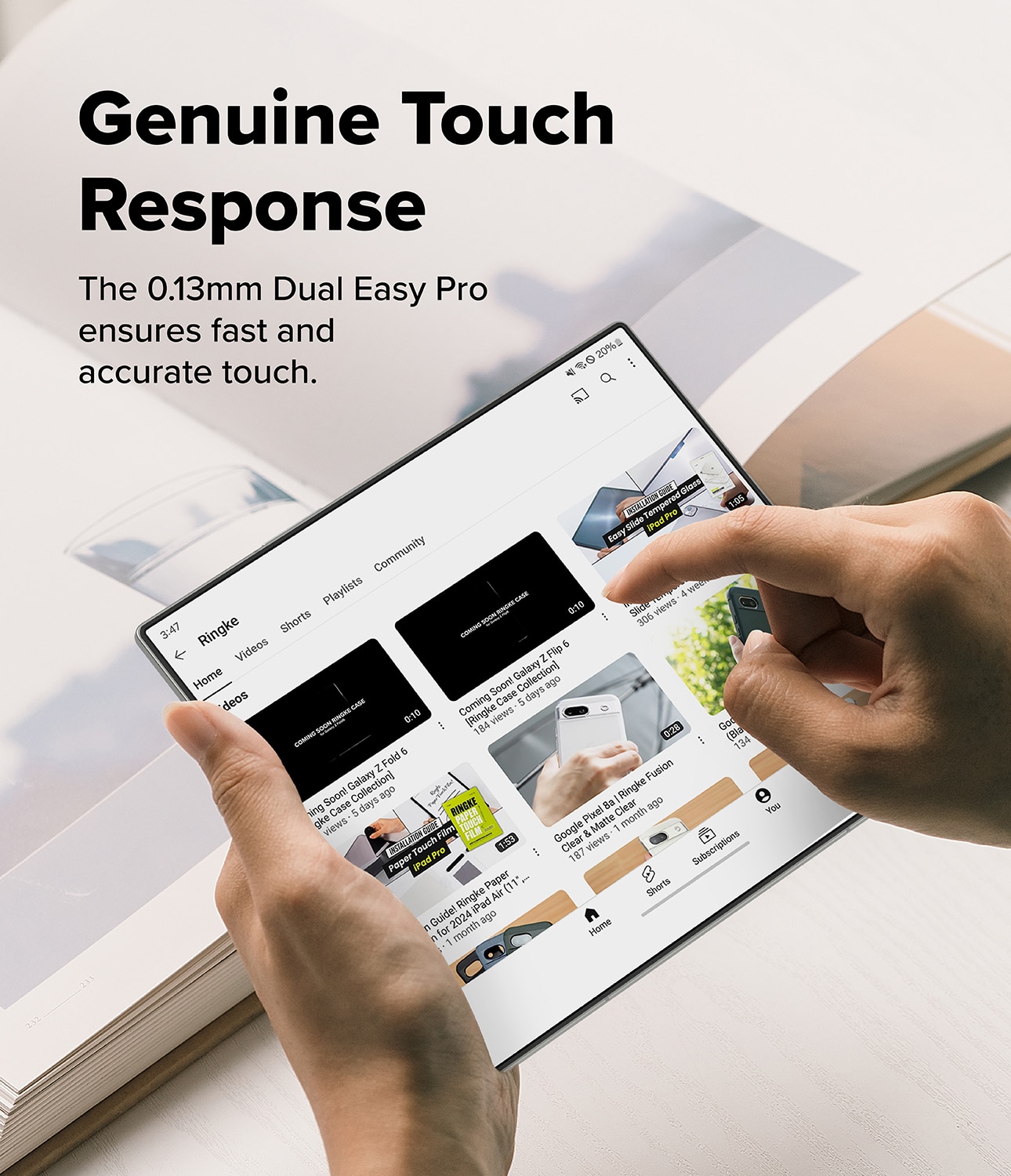 Dual Easy Pro Screen Protector (2-pack) Samsung Galaxy Z Fold 7