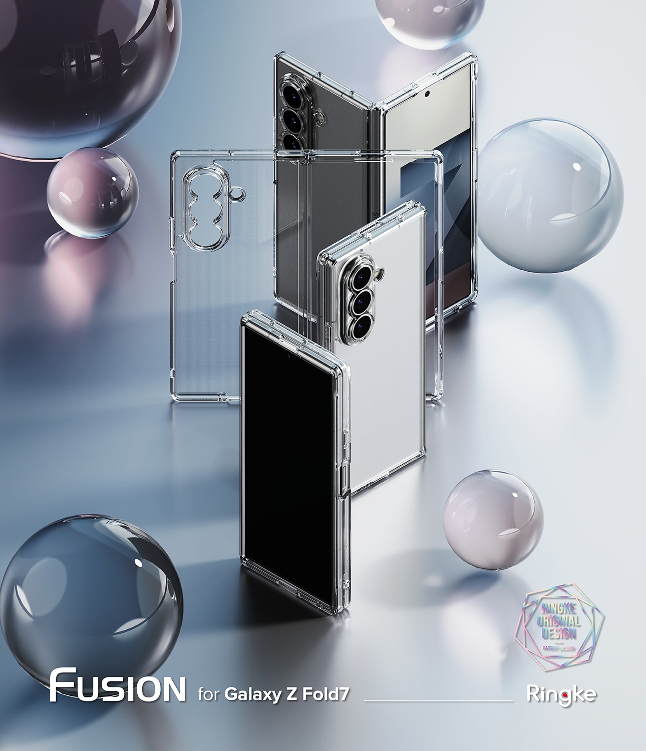 Fusion Case Samsung Galaxy Z Fold 7 Clear