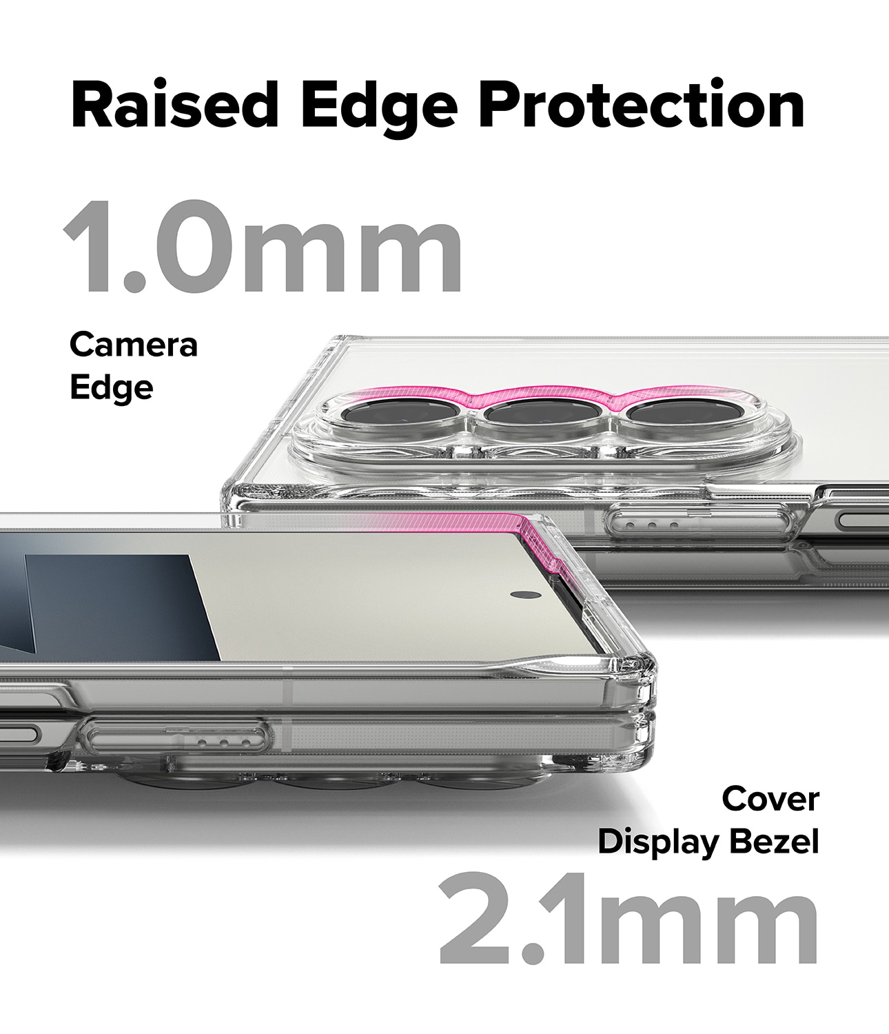Fusion Case Samsung Galaxy Z Fold 7 Clear