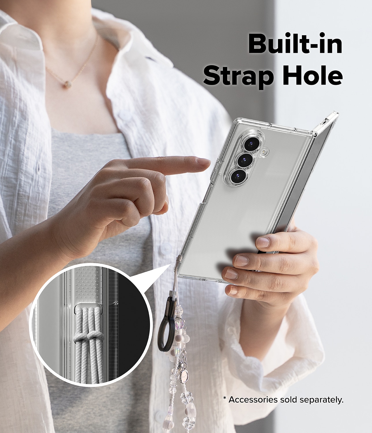 Fusion Case Samsung Galaxy Z Fold 7 Clear