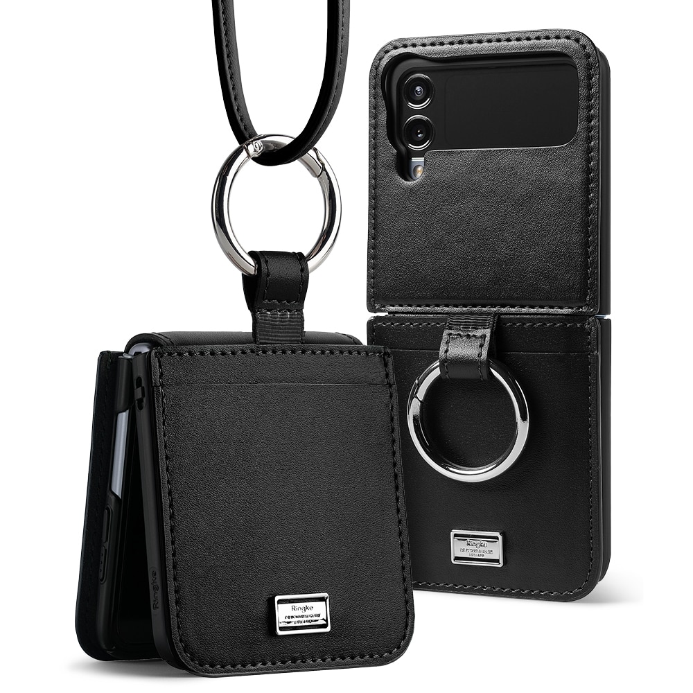 Folio Signature Wallet Samsung Galaxy Z Flip 4 Black