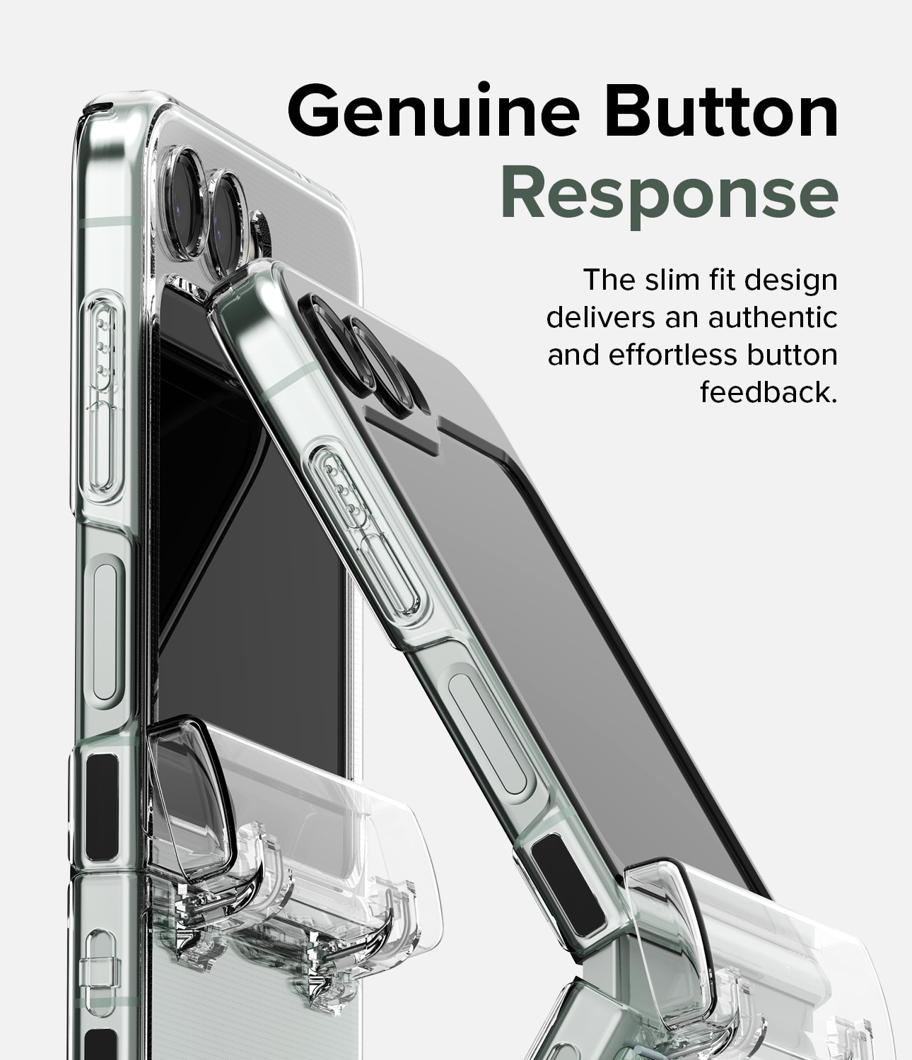 Slim Hinge Case Samsung Galaxy Z Flip 5 Clear