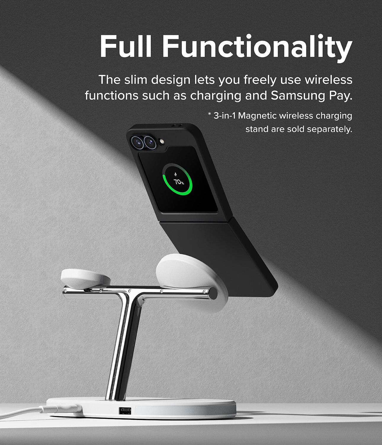 Slim Magnetic Case Samsung Galaxy Z Flip 6 Black
