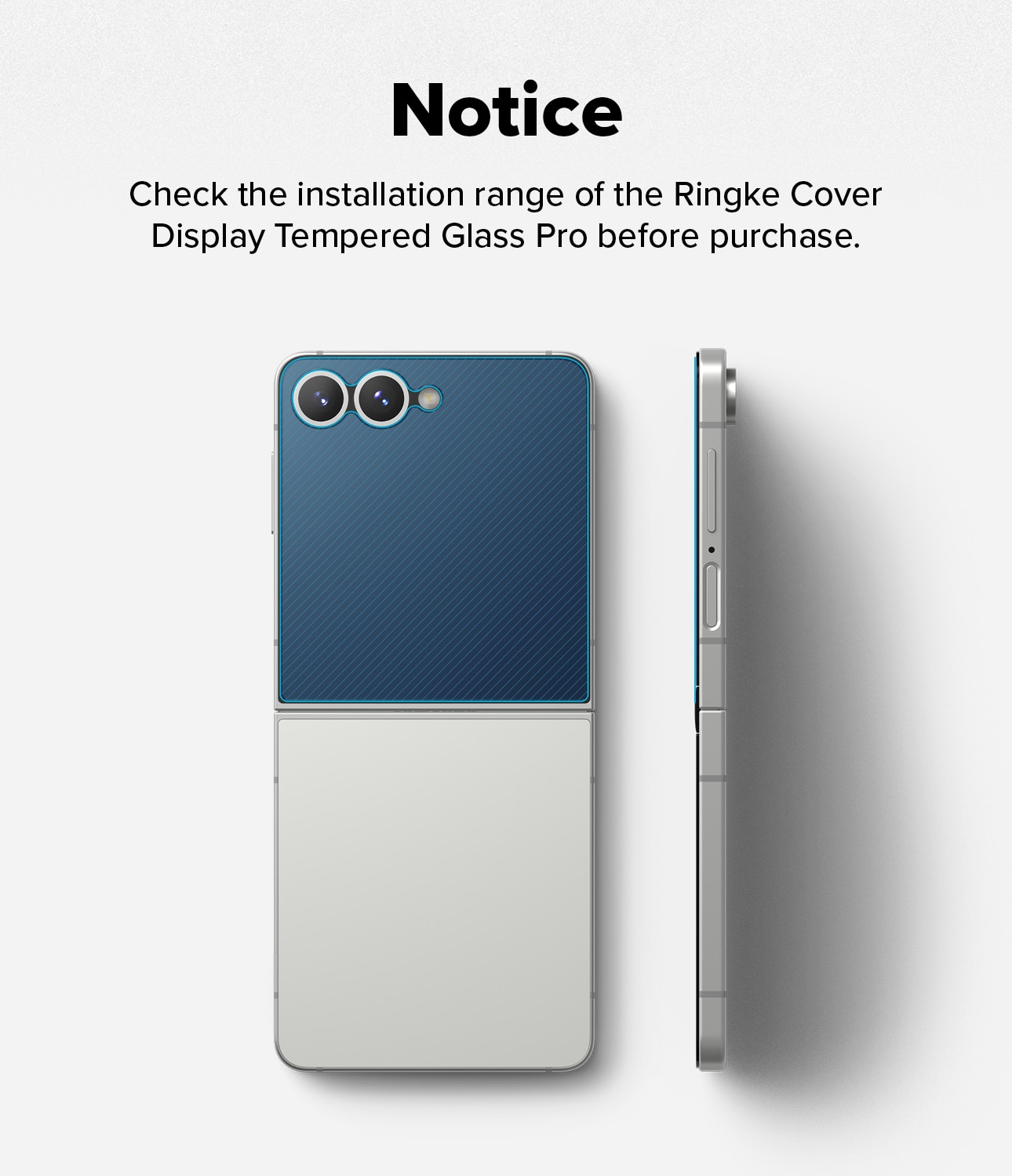 Cover Display Tempered Glass Pro Samsung Galaxy Z Flip 7 (2-pack)