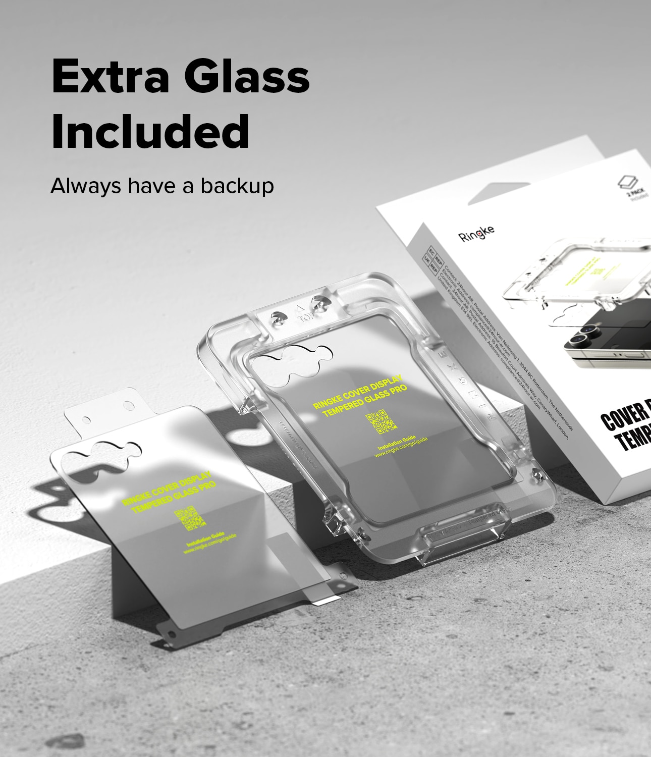 Cover Display Tempered Glass Pro Samsung Galaxy Z Flip 7 (2-pack)