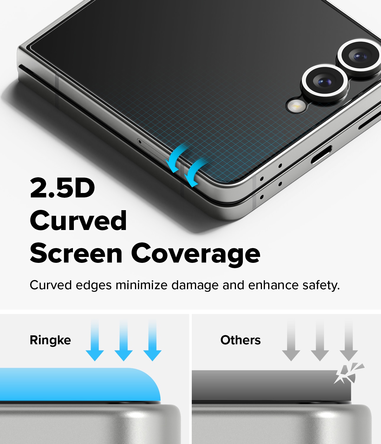 Cover Display Tempered Glass Pro Samsung Galaxy Z Flip 7 (2-pack)