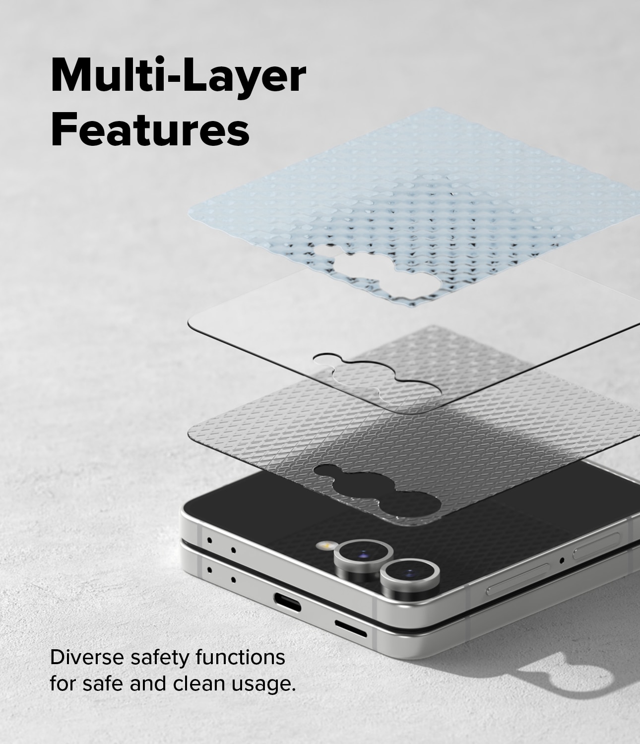 Cover Display Tempered Glass Pro Samsung Galaxy Z Flip 7 (2-pack)