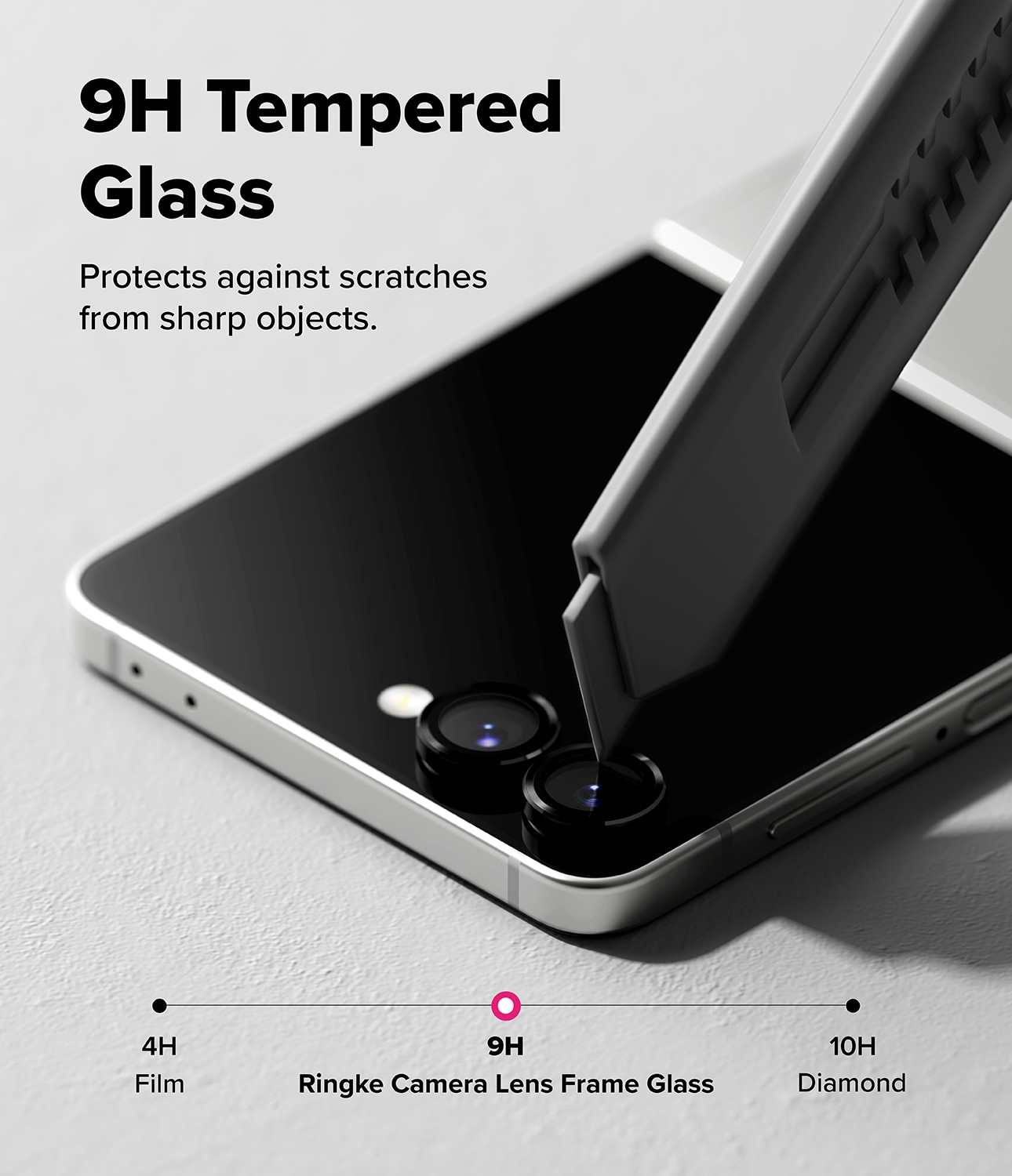 Camera Lens Frame Glass (2-pack) Samsung Galaxy Z Flip 7 Black