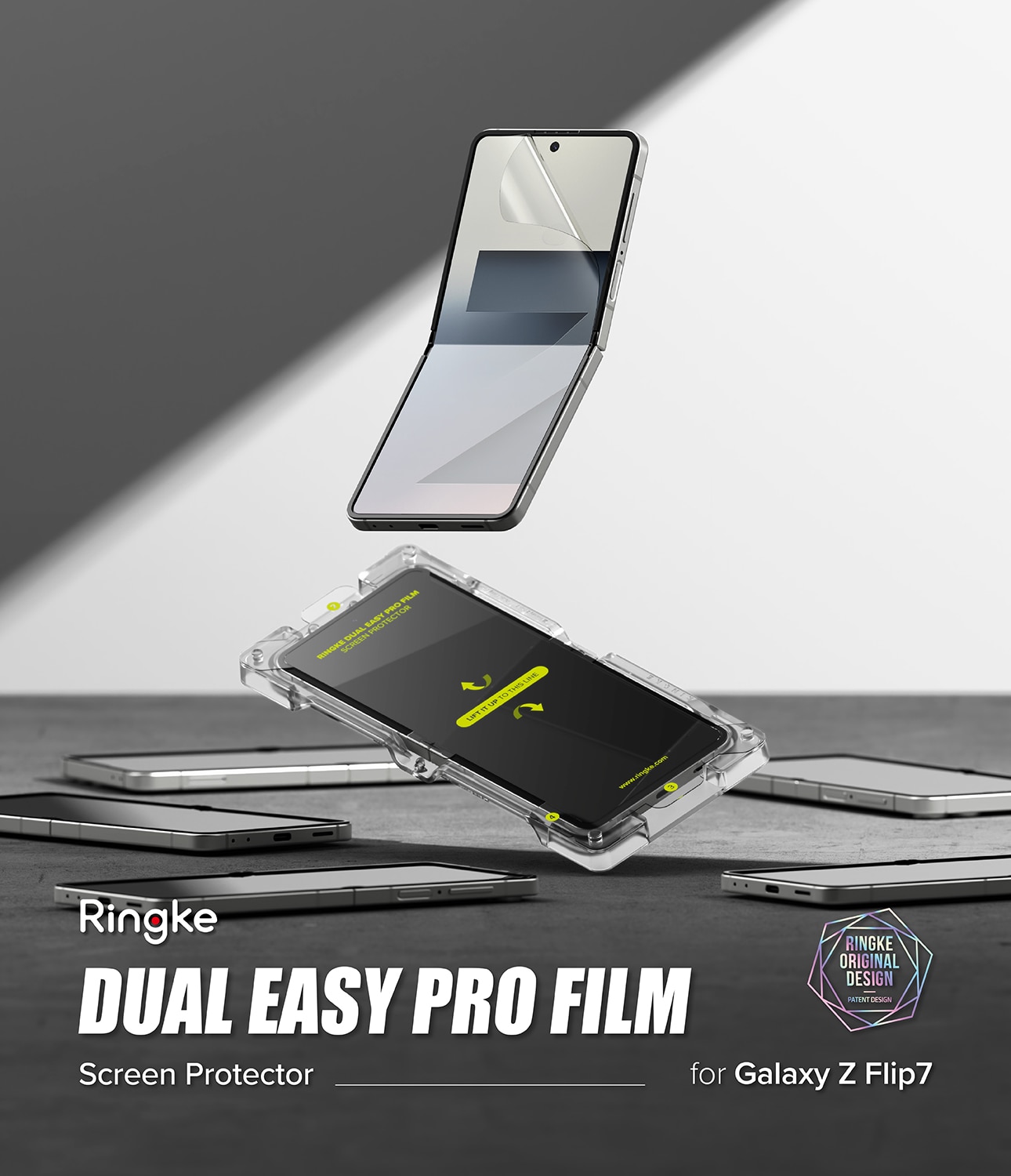 Dual Easy Pro Screen Protector (2-pack) Samsung Galaxy Z Flip 7