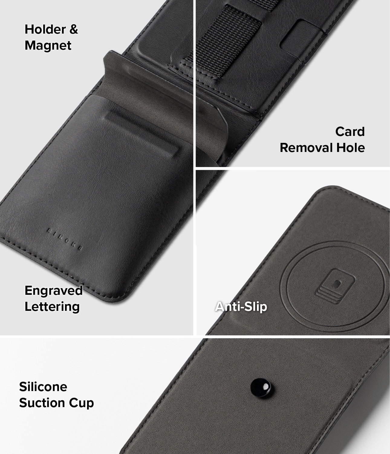 Folio Grip Wallet Magnetic Samsung Galaxy Z Flip 7 Black