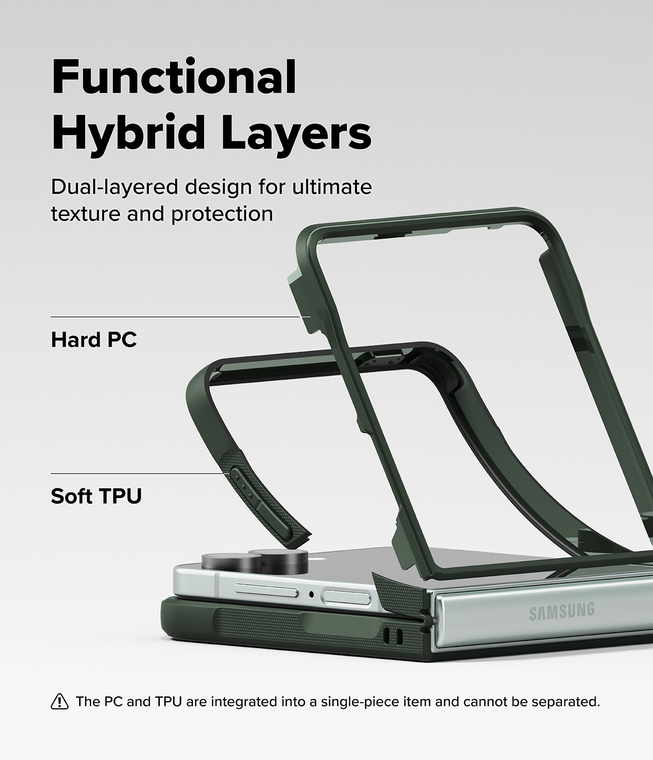 Onyx Case Samsung Galaxy Z Flip 7 Dark Green