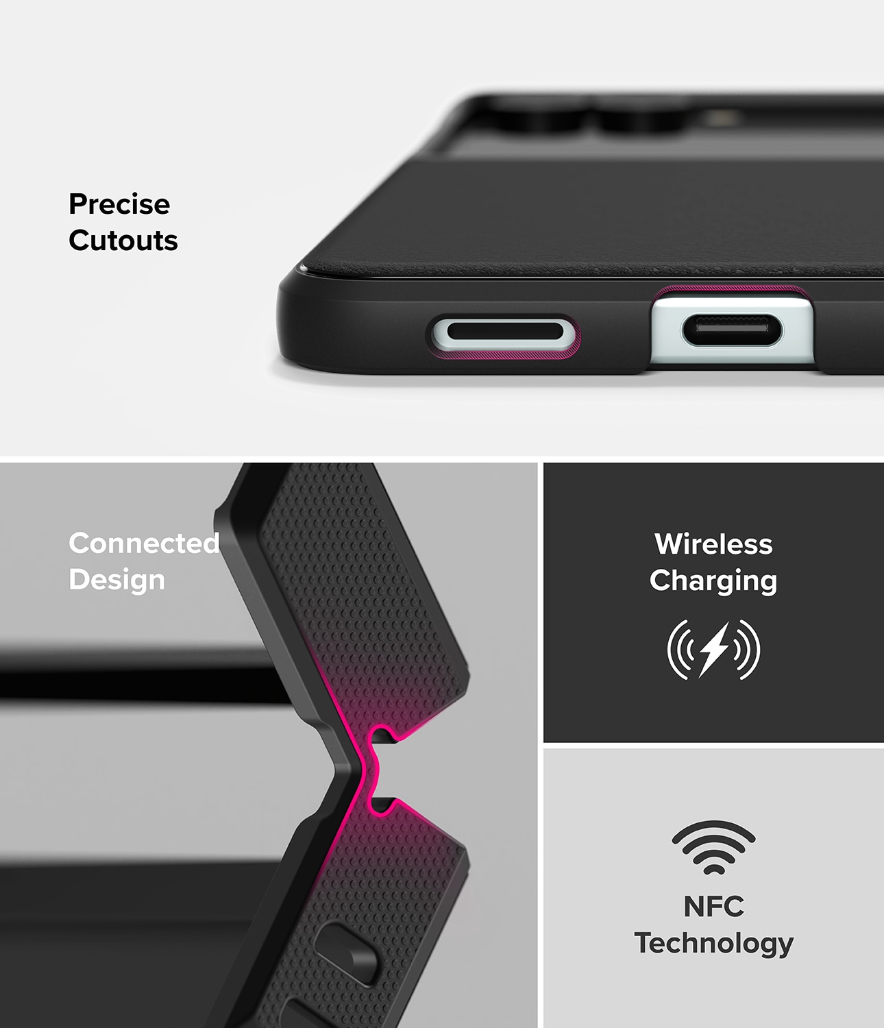Onyx Magnetic Case Samsung Galaxy Z Flip 7 Black